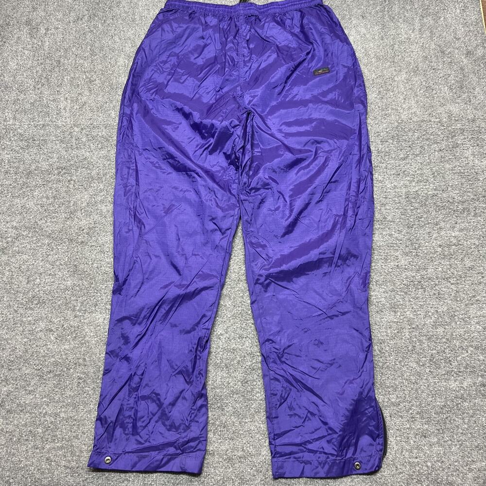 Helly Hansen Rain Pants Mens XL Purple Nylon Waterproof Elastic Waist Hiking